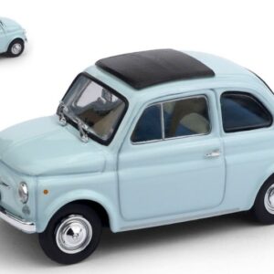 Modellino auto scala 1:43 Brumm  FIAT 500F 1965-72 CHIUSA AZZURRO ACQUAMARINA diecast modellismo statico