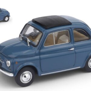 Modellino auto scala 1:43 Brumm  FIAT 500F 1965-72 CHIUSA BLU MEDIO diecast modellismo statico