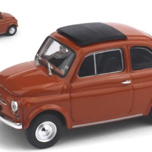 Modellino auto scala 1:43 Brumm  FIAT 500F CHIUSA 1965-1972 ROSSO LO CHIARO diecast modellismo statico