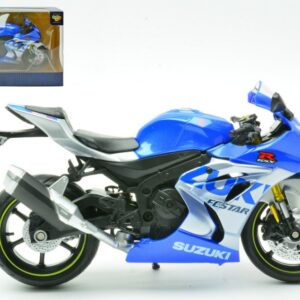 Modellino moto scala 1:12 SUZUKI GSX R1000R BLUE motorcycle modellismo