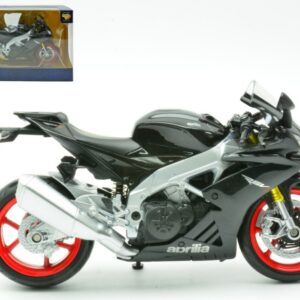 Modellino moto scala 1:12 APRILIA RSV4 RR BLACK motorcycle modellismo
