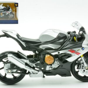 Modellino moto scala 1:12 BMW S1000RR SILVER motorcycle modellismo