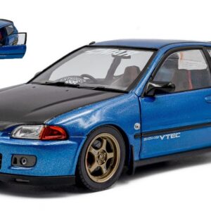 Modellino auto scala 1:18 Solido  HONDA CIVIC (EG6) SOLIDO WORKS 1991 COBALT BLUE PEARL modellismo statico collezione