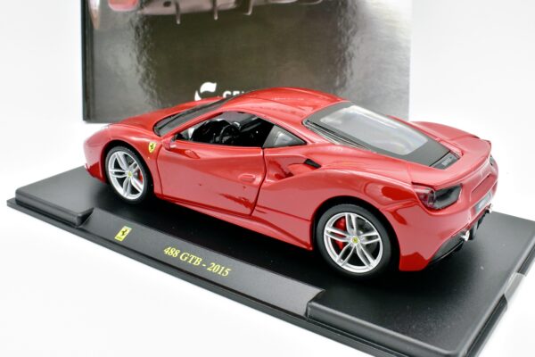 modellino auto scala 1:24 FERRARI 488 GTB diecast modellismo da collezione - Image 4