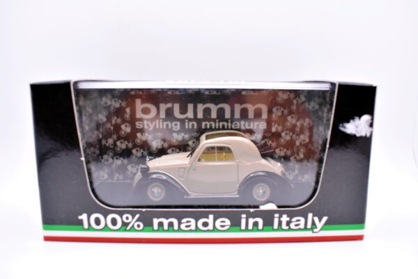 Modellino auto scala 1:43 Fiat 500 a 1 serie Brumm diecast modellismo da collezione - Image 2
