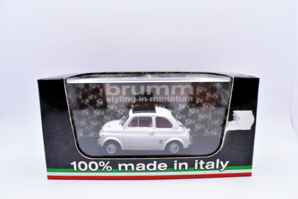 Modellino auto scala 1:43 Fiat 500 595 SS abarth Brumm diecast modellismo epoca - Image 2