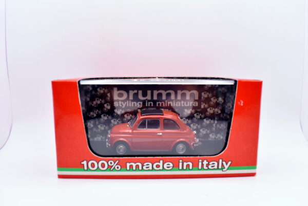 Modellino auto scala 1:43 Fiat 500 L Brumm diecast modellismo da collezione - Image 2