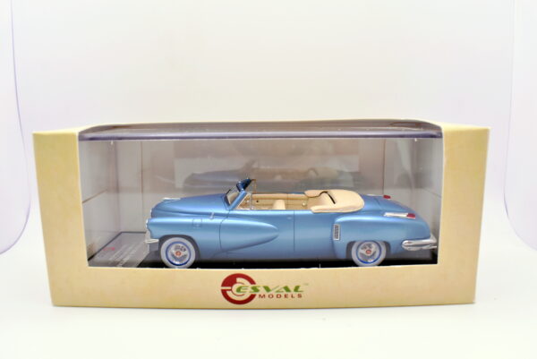 Modellino auto 1:43 tucker torpedo convertible collezione modellismo statico esval models - Image 2