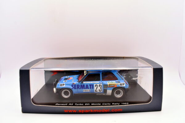 Modellino auto rally scala 1:43 Renault R5 turbo 6th Spark modellismo statico - Image 2