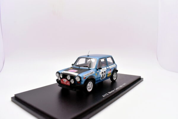 Modellino auto rally scala 1:43 A112 monte carlo spark model modellismo statico - Image 4
