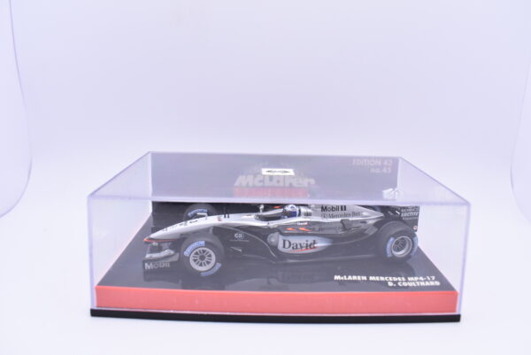 Modellino auto Formula 1 F1 scala 1:43 McLaren Mercedes MP4-17 Minichamps modellismo statico - Image 2