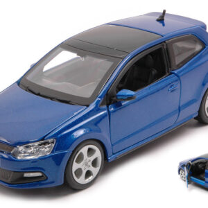 Modellino auto scala 1:24 Burago VW POLO GTI M5 BLUE diecast modellismo statico