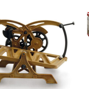 Modellino model kit di montaggio Italeri LEONARDO DA VINCI ROLLING BALL TIMER PIATTAFORMA ALTALENANTE KIT cm 26