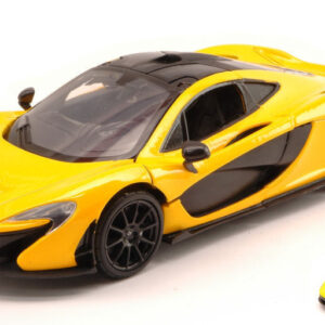 Modellino auto scala 1:24 MC LAREN P1 2014 YELLOW diecast modellismo statico