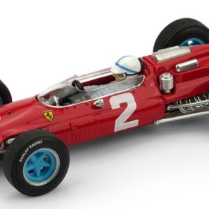 Modellino auto formula 1 F1 scala 1:43 Brumm FERRARI 158 SURTEES 1964 ITALY GP + PILOTA modellismo