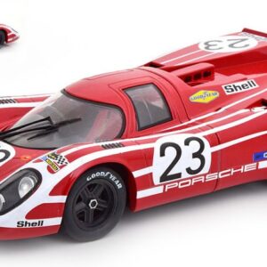 Modellino auto scala 1:18 PORSCHE 917K 24H LE MANS 1970 racing modellismo