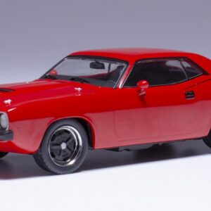 Modellino auto scala 1:43 Ixo PLYMOUTH BARRACUDA 1970 RED diecast modellismo statico