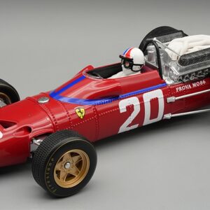 Modellino auto formula 1 F1 scala 1:18 Tecnomodel FERRARI 312 F1-67 N.20 MONACO GP 1967 C.AMON VETRINA E PILOTA modellismo