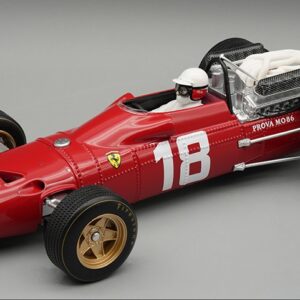 Modellino auto formula 1 F1 scala 1:18 Tecnomodel  FERRARI 312 F1-67 N.18 MONACO GP 1967 L.BANDINI VETRINA E PILOTA modellismo