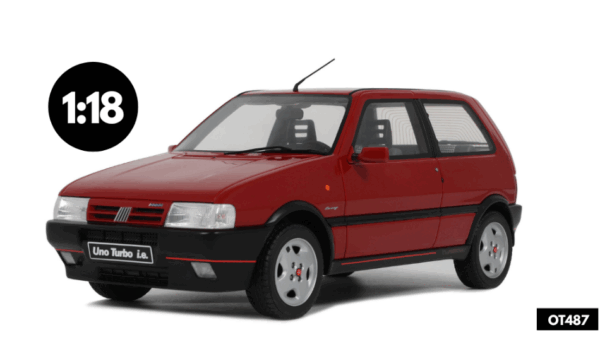 Modellino auto scala 1:18 Fiat uno turbo IE OttoMobile modellismo da collezione