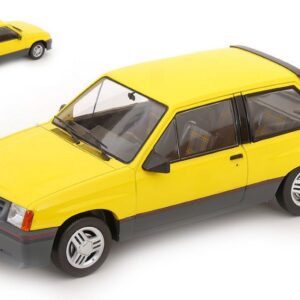 Modellino auto scala 1:18 OPEL CORSA A SR YELLOW diecast modellismo statico