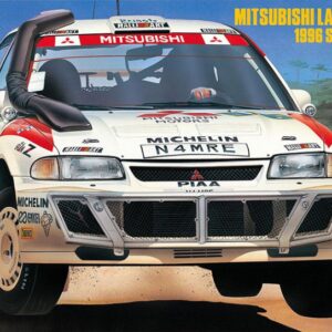 Modellino model kit di montaggio MITSUBISHI LANCER EVO III 1996 SAFARI RALLY 1:24