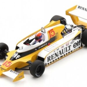 Modellino auto formula 1 F1 scala 1:18 Spark RENAULT RS11 JABOUILLE 1979 FRENCH GP modellismo
