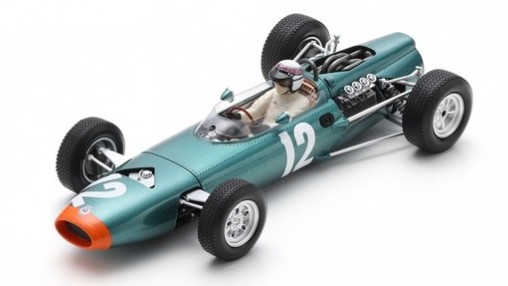 Modellino auto formula 1 F1 scala 1:18 Spark BRM P261 MONACO GP 1966 STEWART modellismo