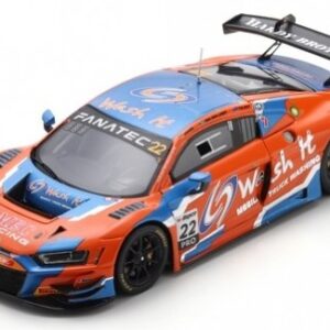 Modellino auto scala 1:43 Spark Model  AUDI R8 GT3 N.22 3rd 12 H BATHURST 2024 TALBOT-HAASE-VAN DER LINDE racing modellismo