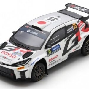 Modellino auto rally scala 1:43 Spark Model  TOYOTA YARIS N.35 RALLY SWEDEN 2024 H.KOGURE-T.LUHTINEN modellismo statico