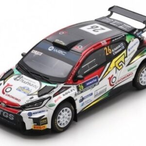 Modellino auto rally scala 1:43 Spark Model  TOYOTA YARIS N.26 5th RALLY SWEDEN 2024 M.HEIKKILA-K.TEMONEN modellismo statico