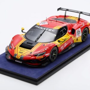 Modellino auto scala 1:18 Looksmart FERRARI 296 GT3 24H SPA 2024 racing modellismo