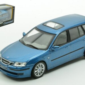 Modellino auto scala 1:43 SAAB 9-3 SPORT COMBI BLUE diecast modellismo statico