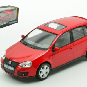 Modellino auto scala 1:43 VW GOLF V GTI RED diecast modellismo statico