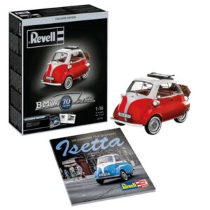 Modellino model kit di montaggio BMW ISETTA 70th scala 1:16 modellismo statico