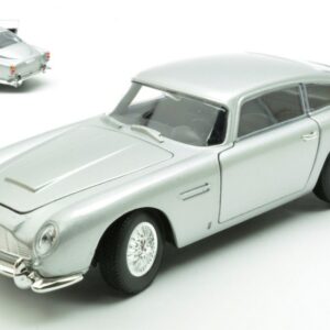 Modellino auto scala 1:24 ASTON MARTIN DB5 1964 SILVER diecast modellismo statico