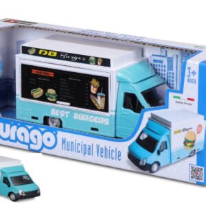 Modellino auto scala 1:43 CAMION BEST BURGERS MOBILE FOOD TRUCK diecast modellismo statico