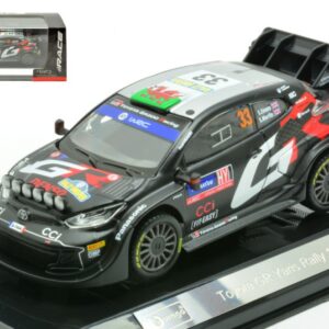 Modellino auto scala 1:43 Burago  TOYOTA YARIS WRC RALLY 1 HYBRID N.33 2024 EVANS-MARTIN modellismo statico
