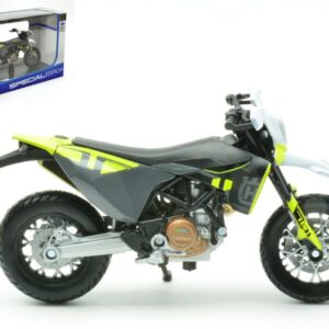 Modellino moto 1:18 HUSQUARNA HUSKY 701 SUPERMOTO 2023 modellismo bike
