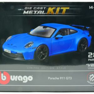 Modellino auto model kit di montaggio Burago PORSCHE 911 GT3 scala 1:24