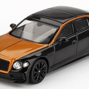 Modellino auto scala 1:64 Mini GT  BENTLEY FLYING SPUR 2024 ORANGEFLAME ONYX 1:64 modellismo statico
