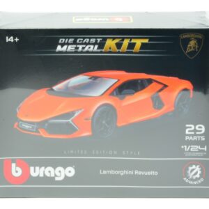 Modellino auto model kit di montaggio Burago  LAMBORGHINI REVUELTO KIT 1:24