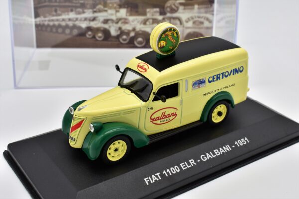 modellini furgone FIAT 1100 GALBANI veicoli pubblicitari d'epoca scala 1:43 collezione