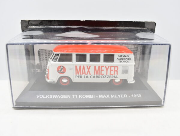 Modellino camion scala 1:43 volkswagen T1 Kombi max meyer diecast modellismo statico