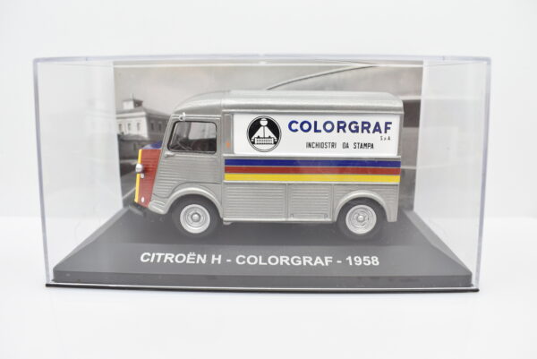Modellino camion scala 1:43 Citroen H colorgraf diecast modellismo statico - Image 5