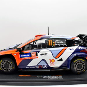 Modellino auto scala 1:18 hyundai i20 rally SWEDEN 2024 diecast modellismo da collezione