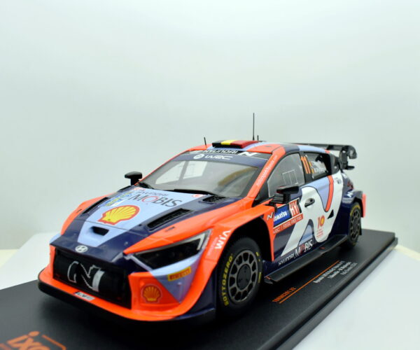 Modellino auto scala 1:18 hyundai i20 rally SWEDEN 2024 diecast modellismo da collezione - Image 2