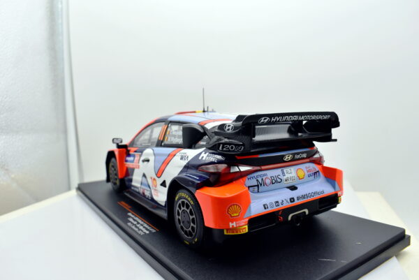 Modellino auto scala 1:18 hyundai i20 rally SWEDEN 2024 diecast modellismo da collezione - Image 3