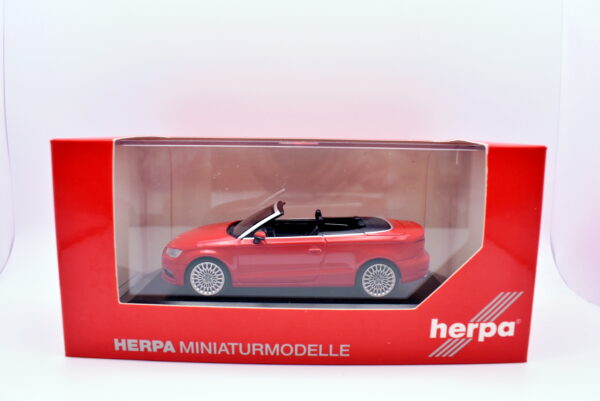 Modellino Auto Scala 1:43 Audi A3 cabriolet Herpa modellismo statico - Image 2