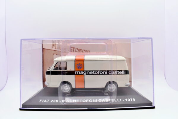 modellini furgone Fiat 238 magnetofoni castelli veicoli pubblicitari d'epoca scala 1:43 da collezione - Image 2